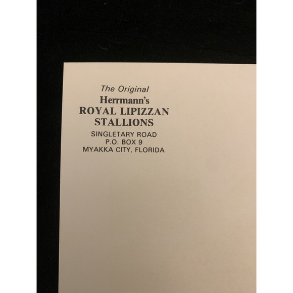 Hermann Royal Lipizzan Stallions, Autographed, 2 Booklets & postcard 1970s - Picture 12 of 12